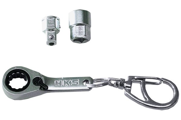 HKS X Tone Ratchet Key Chain 10mm Holder