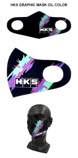 HKS Graphic Mask Oil Splash Large